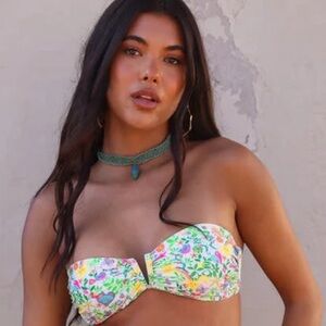 Kulani Kinis V Strapless Bandeau Bikini Top